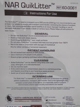 Load image into Gallery viewer, NAR Quicklitter Label Back - Wilderness Survival Systems