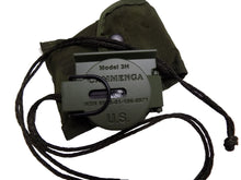 Load image into Gallery viewer, Cammenga Lensatic Compass - compass closed on pouch white background - Wilderness Survival Systems : Picture