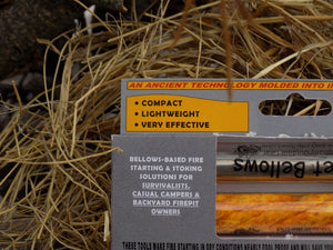 Survival - Baddest Bee Fire Fuse and Bellows Combo Pack Packaging upper left corner - Wilderness Survival Systems : Picture 