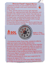 Load image into Gallery viewer, SOL Floating Rescue Signal Mirror - Wilderness Survival Systems