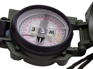 Cammnega Lesatic Compass - Dial of compass close up - Wilderness Survivsl Systems : Picture