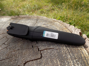 Survival Knife - Mora Basic 546 - Inside of sheath back - Wilderness Survival Systems : Picture