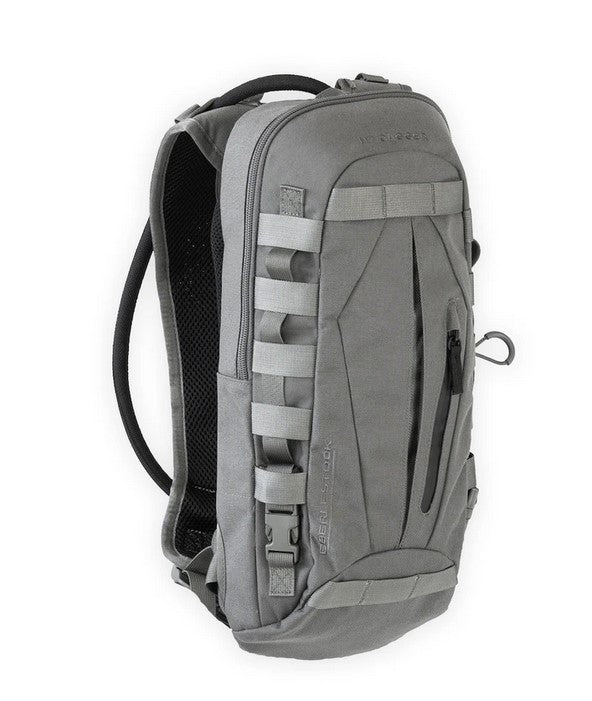 Lightweight Hydration Pack - Grey Dagger Pack with a white background - Eberlestock : Picture