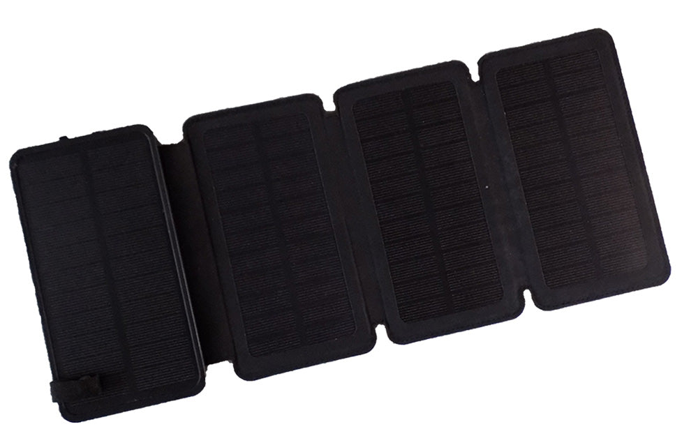 rothco folding solar panel with power bank - Wilderness Survival Systems
