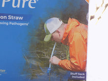 Load image into Gallery viewer, Survival - Water Purification Straw Package Close Up - Wilderness Survival Systems : Picture 
