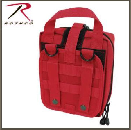IFAK Pouch - Rothco MOLLE Breakaway Pouch Red - Rothco : Picture 